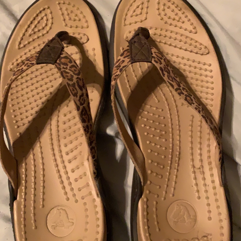 Crocs flip flops